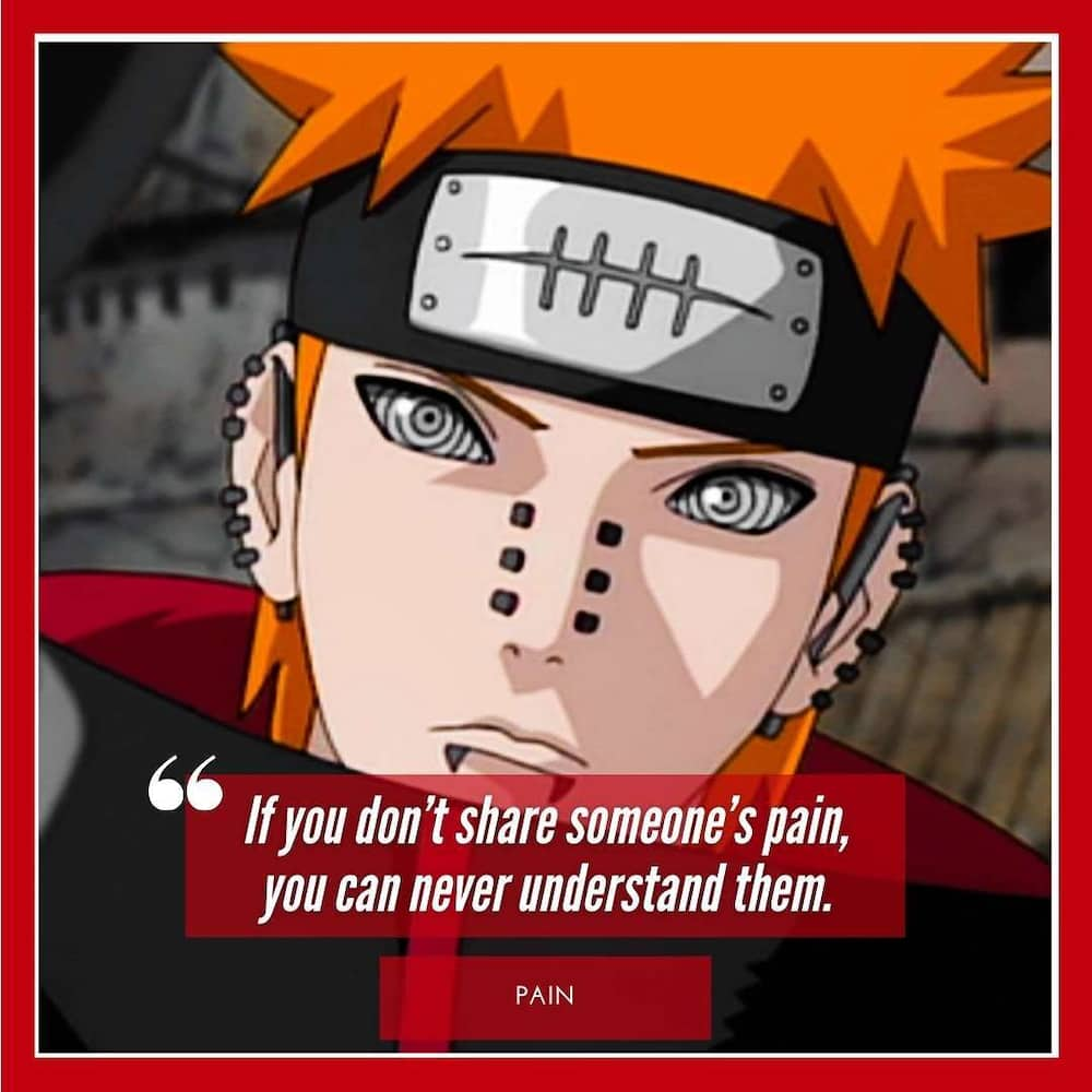 anime quotes about pain