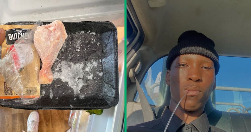 A broke University of Johannesburg student shared his meal for the day on TikTok.