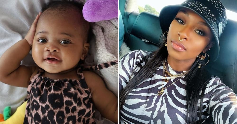 Dj Zinhle And Daughter Asante Grace The Timeline With A Beautiful Pic Peeps React “she S