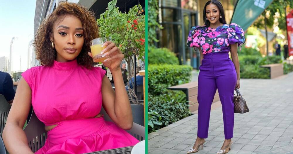 Thembi Seete's unedited photos had netizens talking