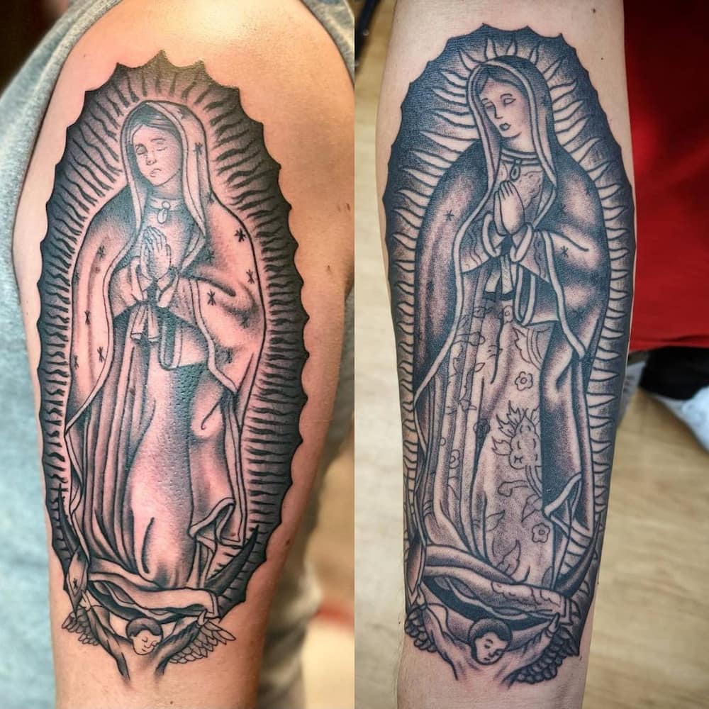 Christian tattoos sleeve