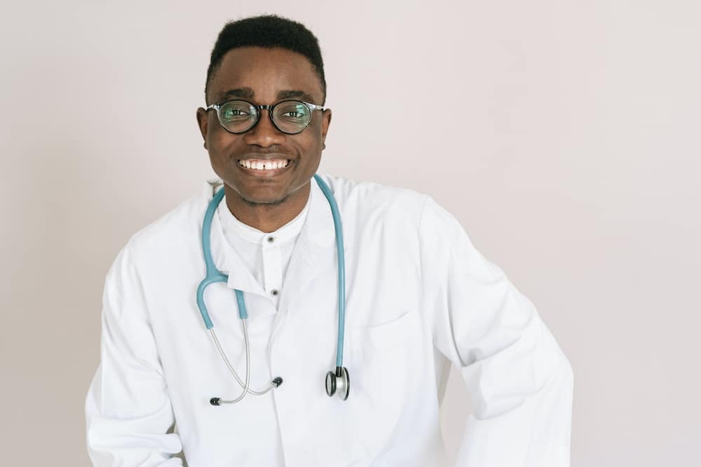 A smiling doctor