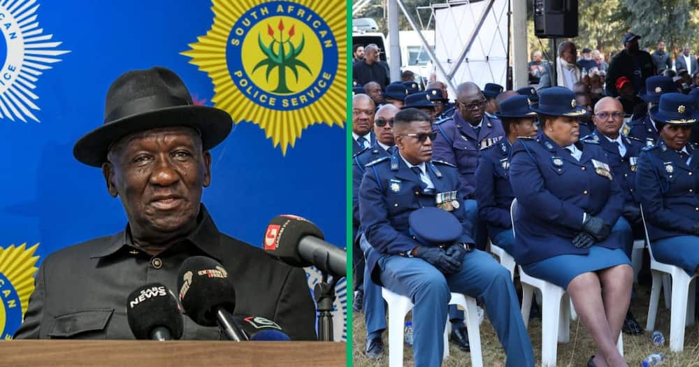 Minister of Police, Bheki Cele, called on members of the South African Police Service to fight fire with fire