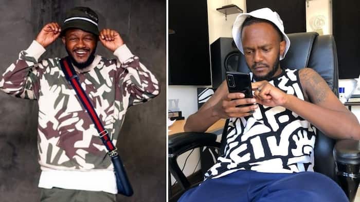 Kwesta touches down in Dubai & shares snippet of 'Speak N Forstaan' music video, looses hat in funny clip