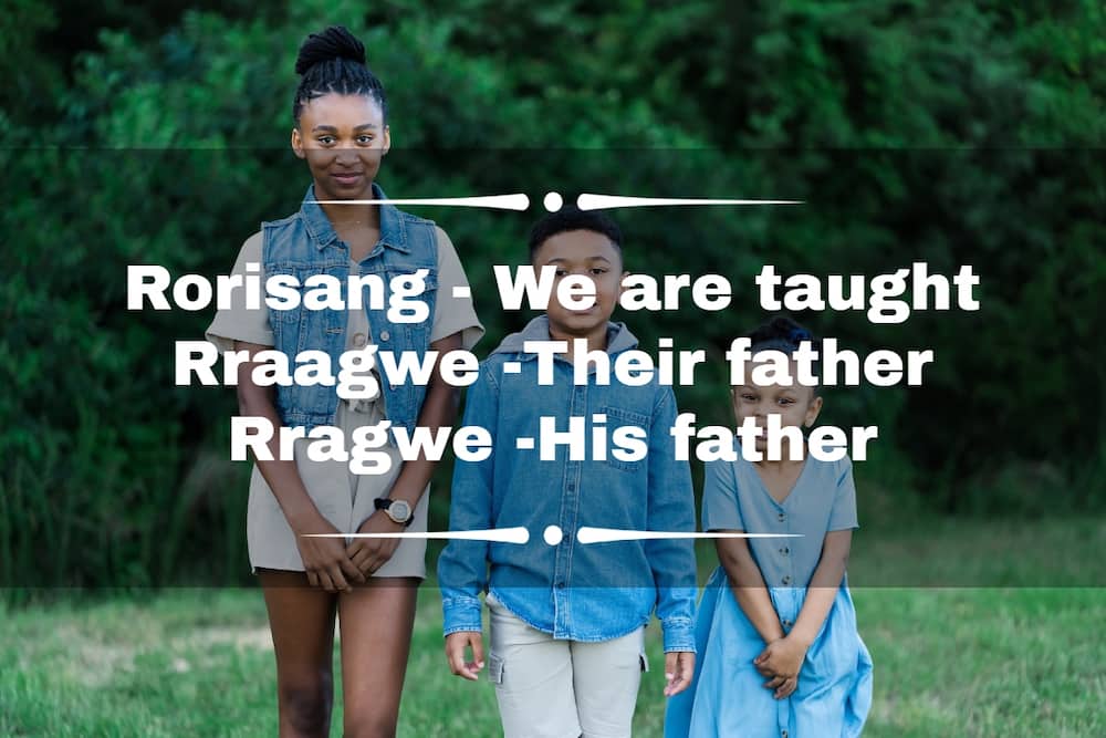 Tswana names starting with R