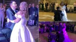 "I would have run away": Groom in wheelchair stands before bride on wedding day, dances in video