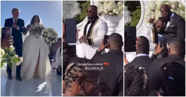 Groom Cries as He Sees Pretty Bride Walking Down the Aisle; Touching Video  Stirs Reactions 