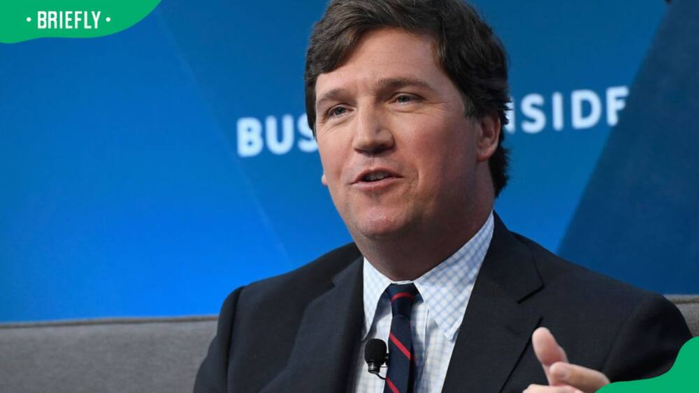 Tucker Carlson speaking at Ignition: Future of Media at Time Warner Centre