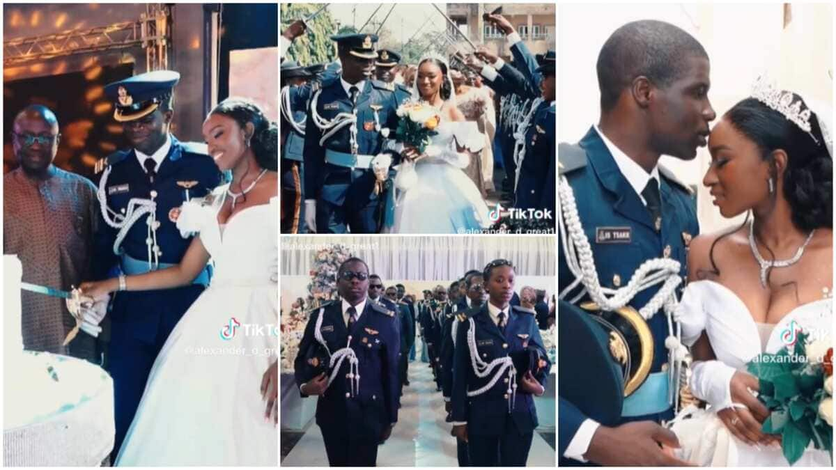 Video Of Military Wedding Showing Bride In Glorious White Gown And   A805f267a78a7b93 