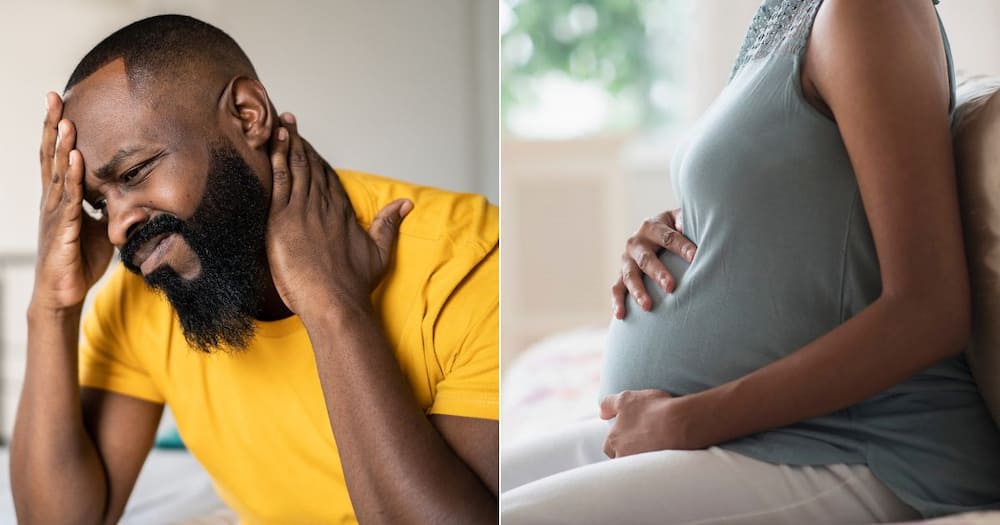 Man, side chick pregnant, wife's secret, Mzansi reacts