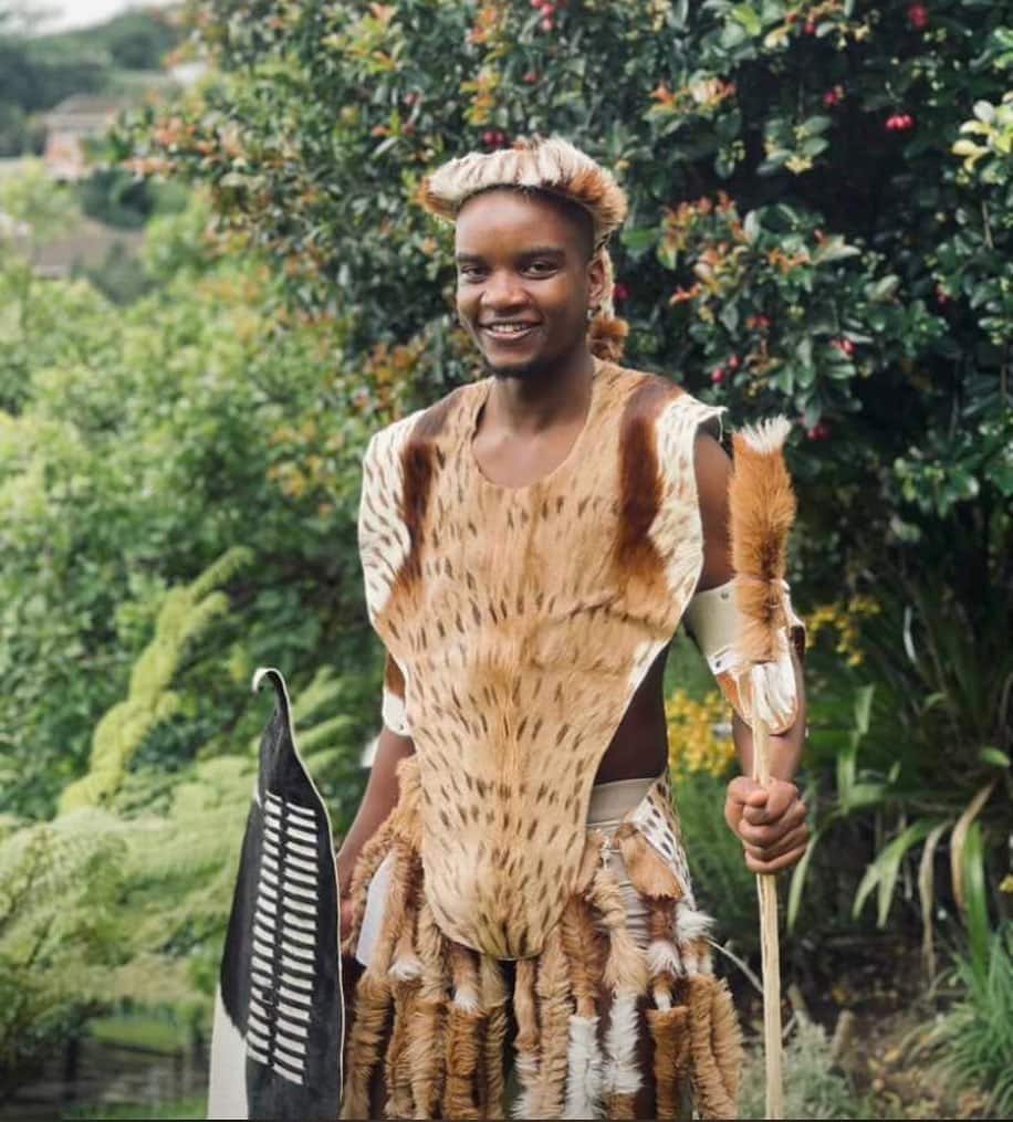 The full traditional Zulu attire