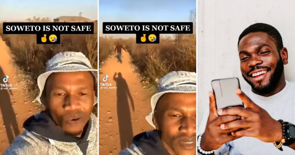 Thug, Crime, Video, Soweto, Mzansi, Man Runs, Mocking Parents, Unsafe Areas, Chased by Thug, SA