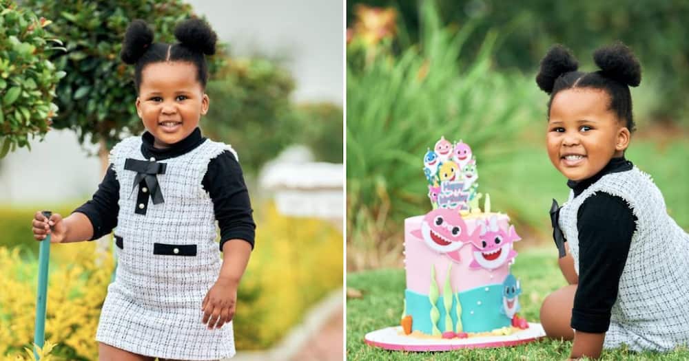 Sithelo Shozi, MaMkhize, Tamia and Andile Mpisane celebrate baby Flo's birthday