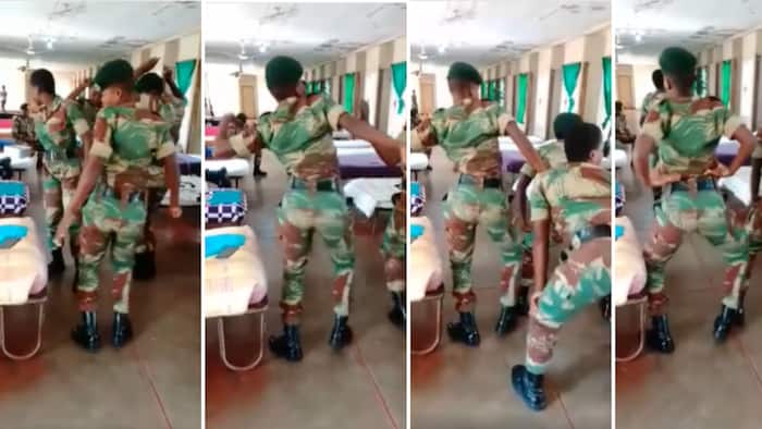 Viral video of saucy military babes shaking what their mommas gave them catches attention of many