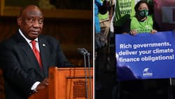 Cyril Ramaphosa demands rich nations pay climate reparations during addresses to UK lawmakers