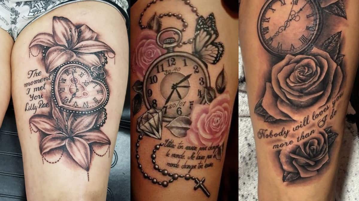 23 Beautiful Flower Thigh Tattoo Ideas - Tattoo Glee