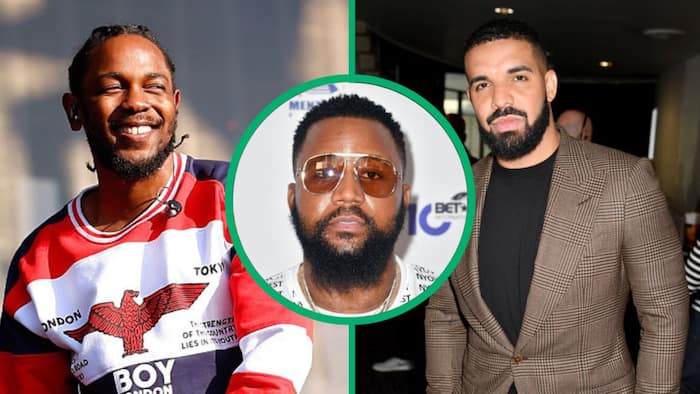 Cassper Nyovest weighs in on Drake and Kendrick Lamar's rap beef: "I hope he finds God and wisdom"