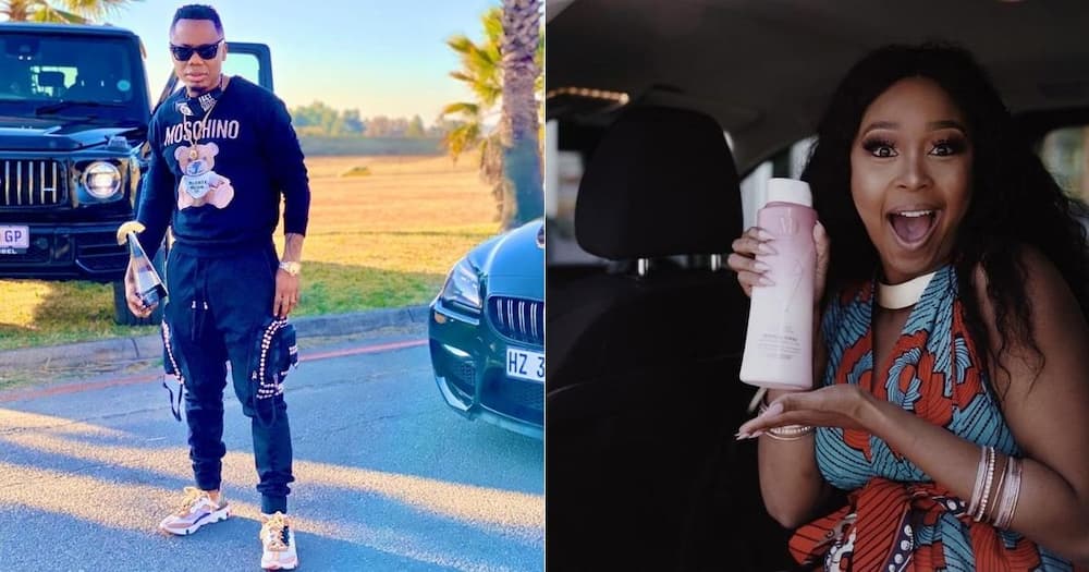 DJ Tira shows love to Minnie Dlamini products, Mzansi applauds support