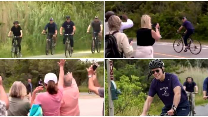 Video shows 78-year-old US President Joe Biden & wife cycling, stirs reactions