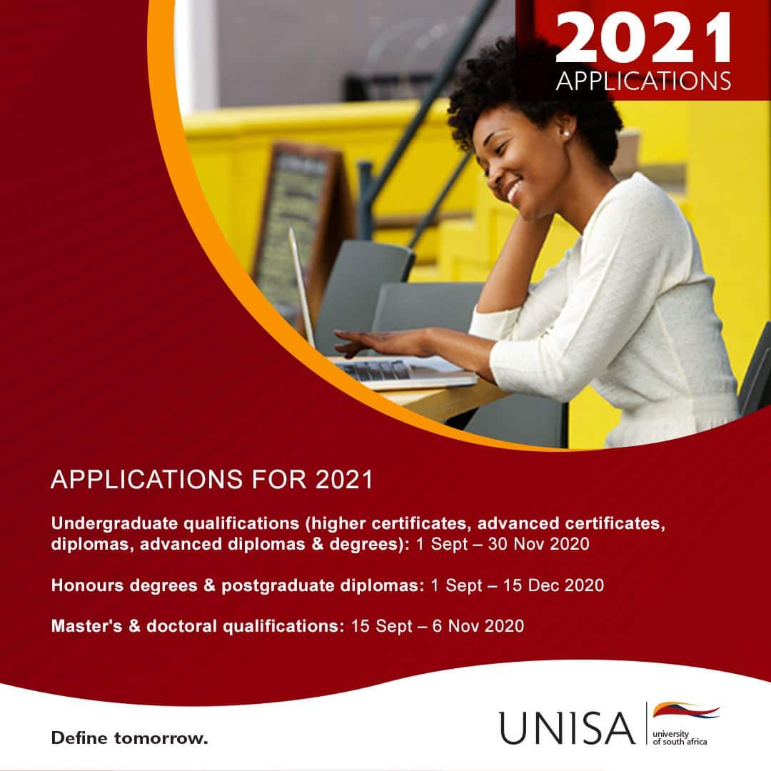 UNISA Application Dates, Status, Fees And Process 2021 Briefly SA