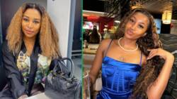 DJ Zinhle reacts to having a lookalike in 'BBMzansi', SA reacts: "All Zinhles are gorgeous"