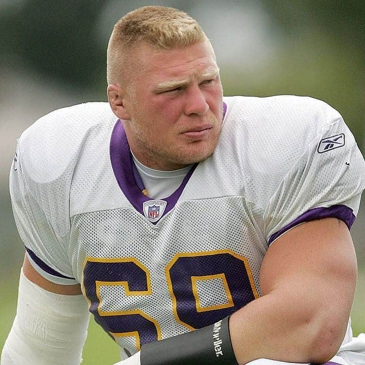 brock lesnar football career