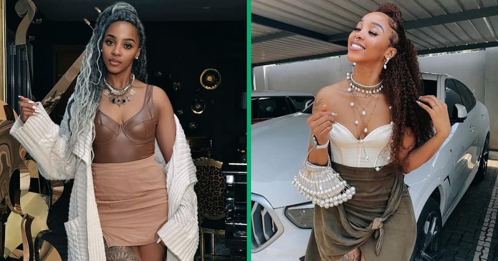 Sbahle Mpisane has a new puppy.