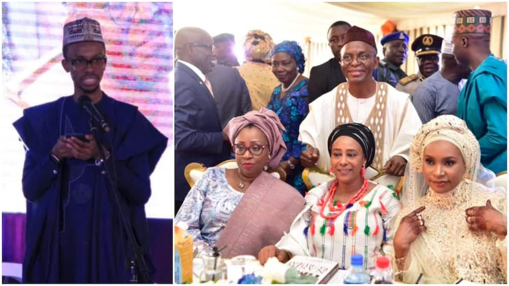 Gov El-rufai's son presents dad's wives, says polygamy is good