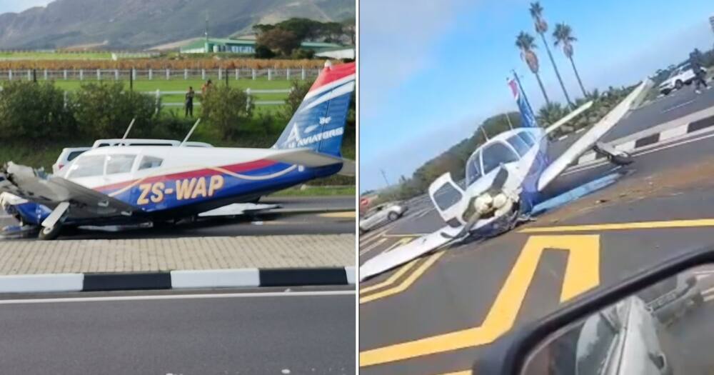 Plane, emergency landing, Stellenbosch, minor, serious injuries, video