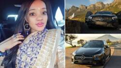 Gorgeous woman buys herself a stunning black beast of a Mercedes-Benz, shows it off online, dropping jaws