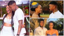 Sizakele Manonga can't help but gush over her bae George Lebese