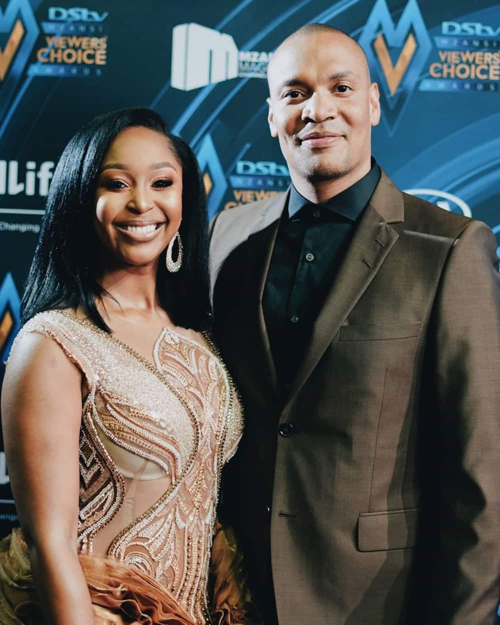 Quinton Jones and Minnie Dlamini