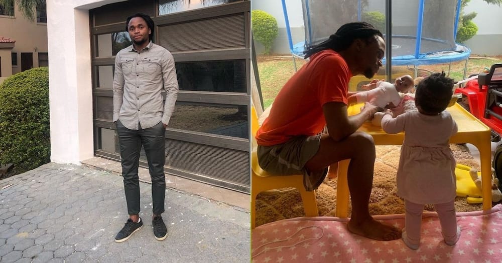 Siphiwe Tshabalala, Shares, Sweet Snaps, Spends Time, Kids