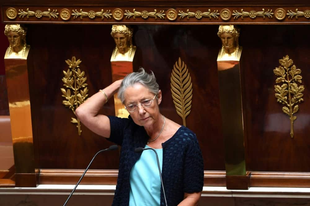 France's Prime Minister Elisabeth Borne addresses the National Assembly during a debate on July 11, 2022.