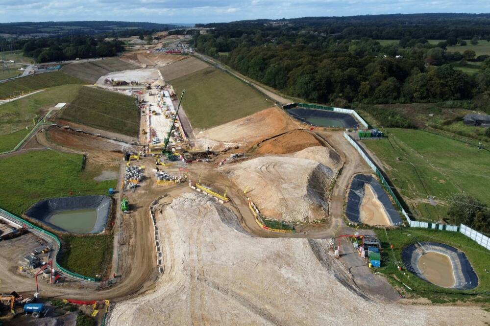 Construction has already cut through swathes of countryside on the first leg of the project