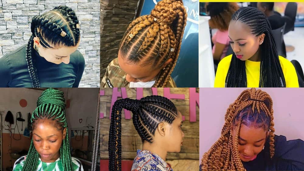 Unique African braids hairstyles