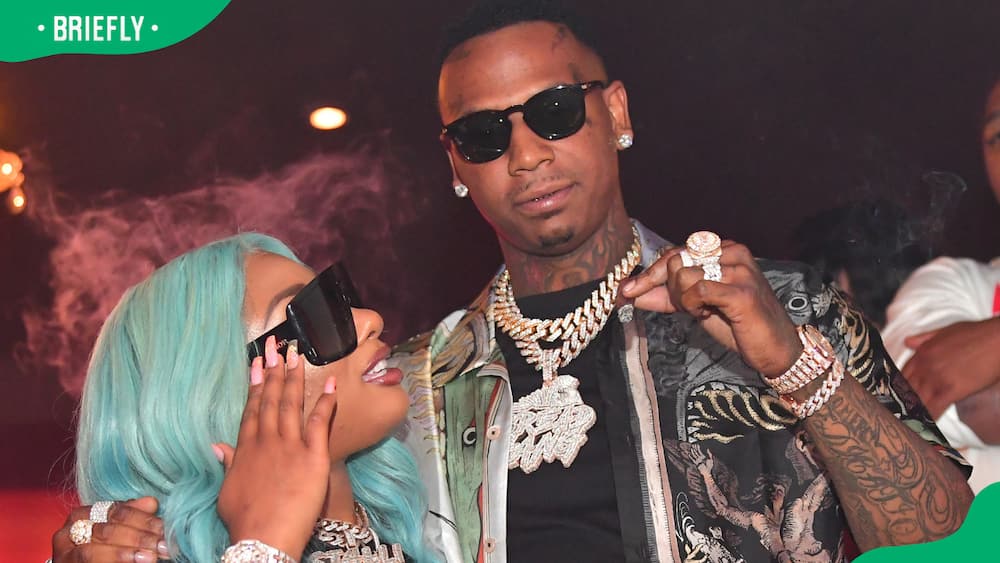 Megan Thee Stallion and Moneybagg Yo in Atlanta