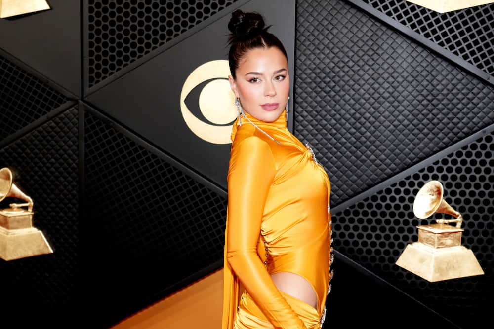 Tessa Brooks at the 66th GRAMMY Awards in Los Angeles, California