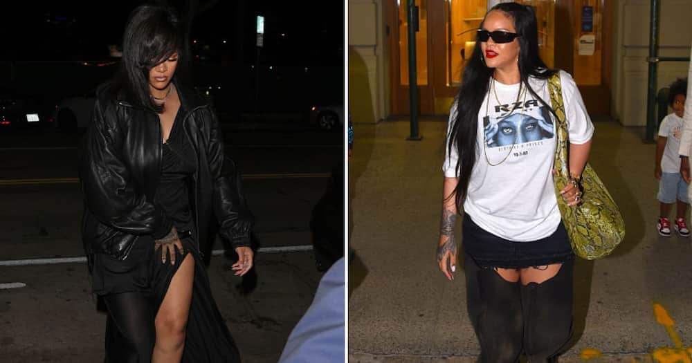 aktivering forene Addiction Rihanna Flaunts Toned Legs While Wearing an Oversize T-shirt 5 Months After  Giving Birth to Her 1st Child - Briefly.co.za