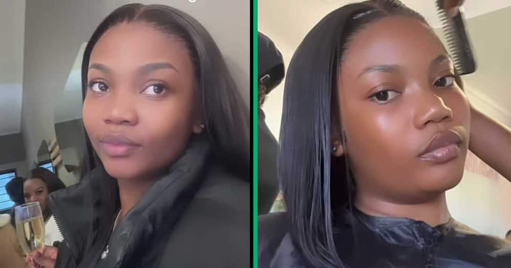 Woman loses her edges with wig glue