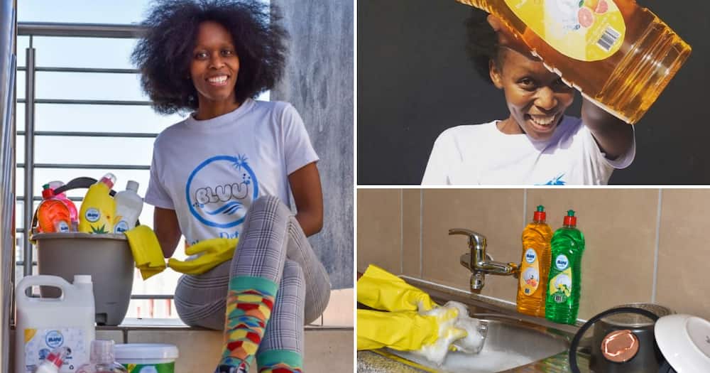 A single mom from Limpopo manufactures cleaning products from home