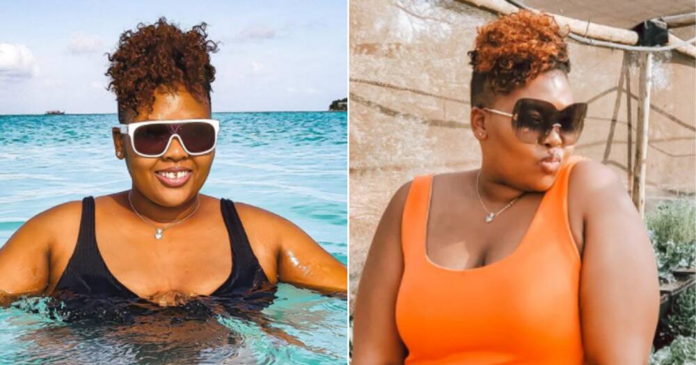 Anele Mdoda trends after Kelly Rowland poses in same swimsuit as hers