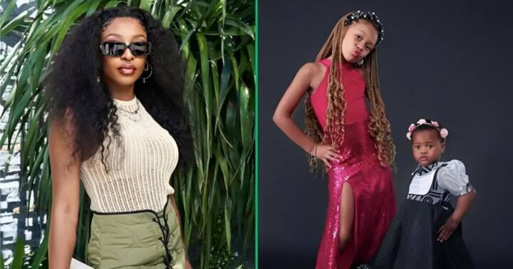 DJ Zinhle and Daughters Kairo Forbes Asante Mohosana Wear Somizi’s ...