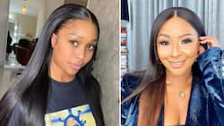 Boity Thulo and Minnie Dlamini's hilarious "then vs now" snap leaves Mzansi rolling on the floor