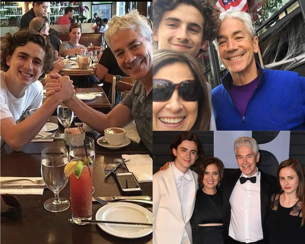 Marc Chalamet's wife and children