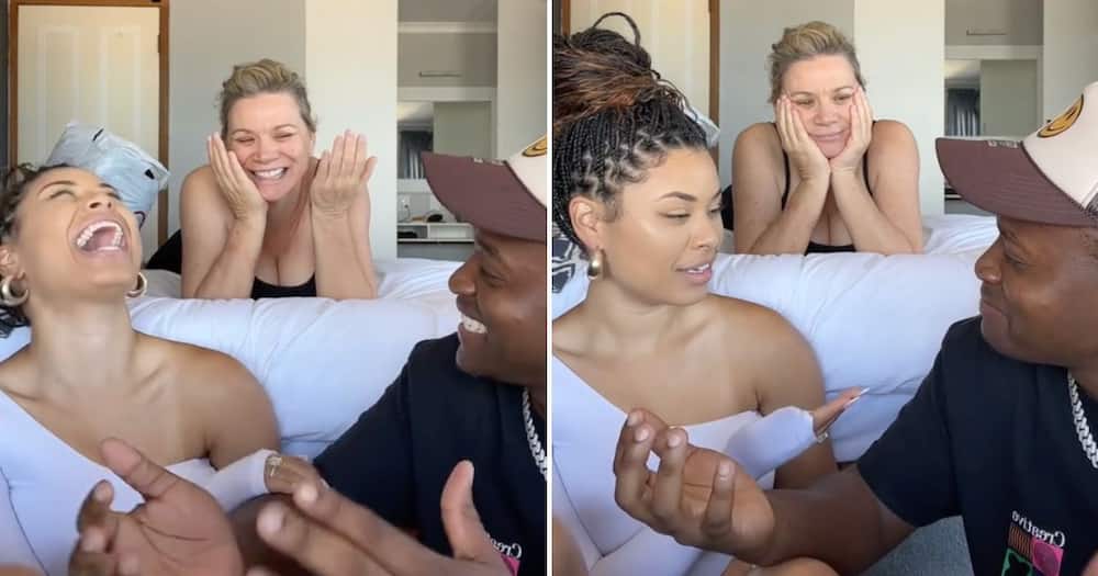South African man shares cute video with his US bae.