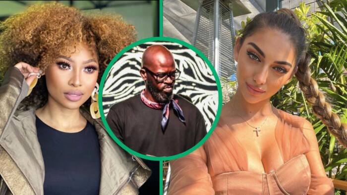 Enhle Mbali trends as SA compares her to DJ Black Coffee's alleged new girlfriend, Victoria Gonzales