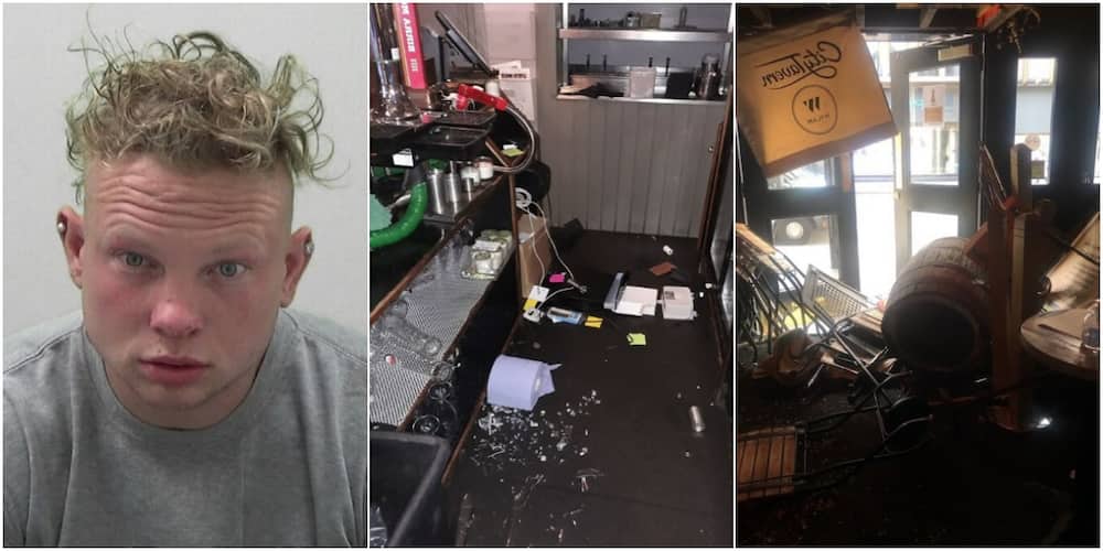 Burglar breaks into bar, gets drunk and falls asleep before being found by owner