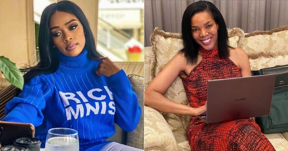 Thembi Seete, comforts, Connie Ferguson, she opens up, working with Shona