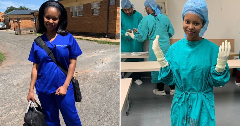 A young medical student shared her medical journey